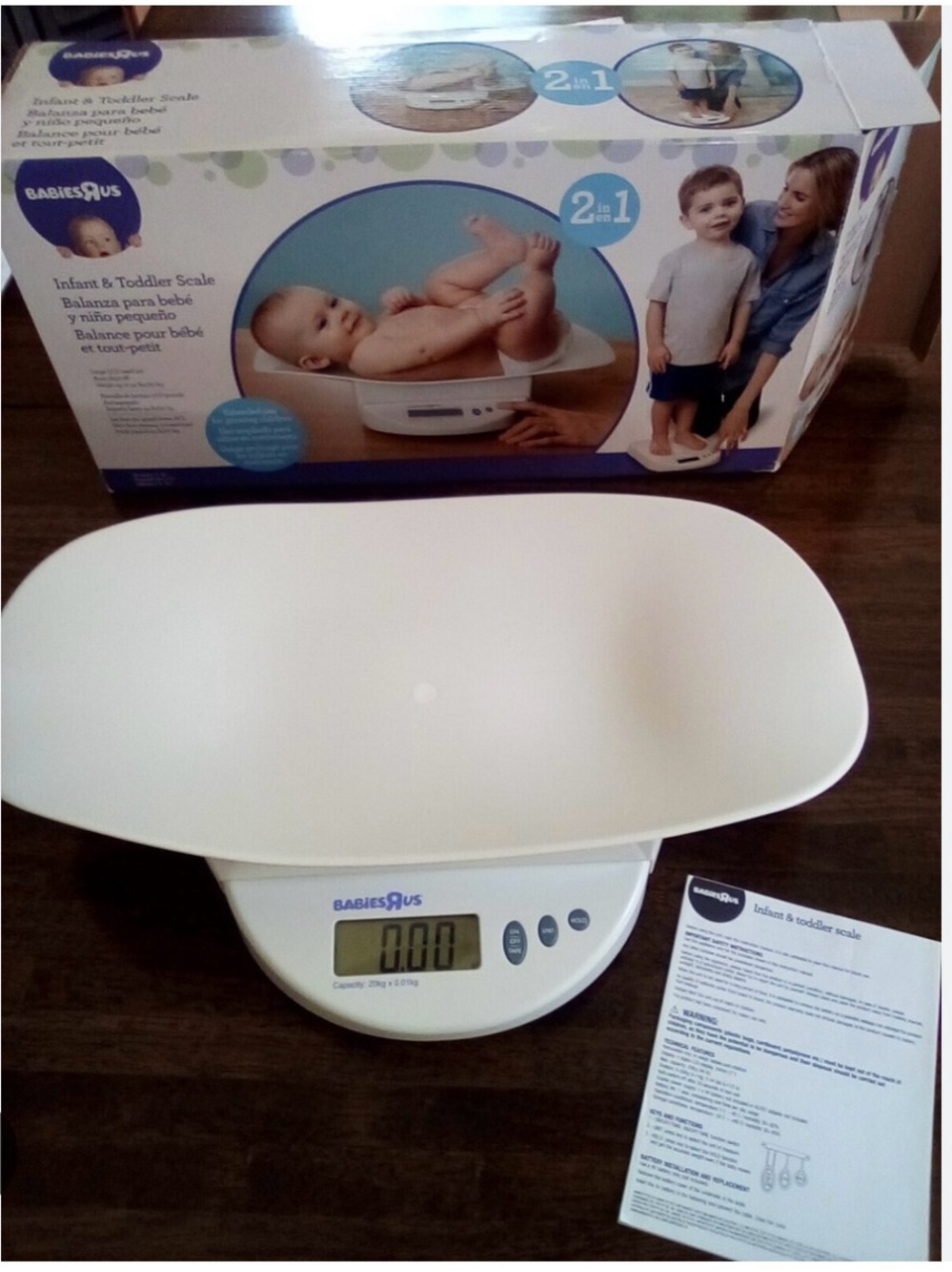 Babies"R"Us Infant & Toddler Digital Scale - White